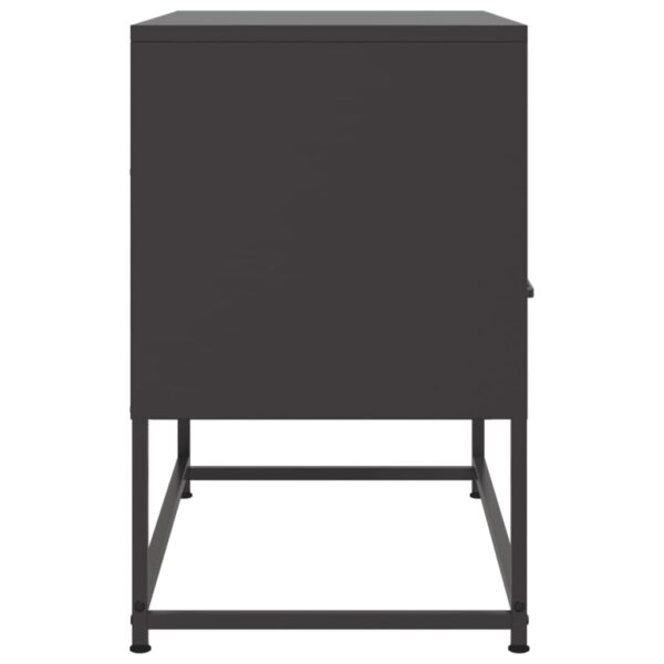 Móvel de TV 68x39x60,5 cm aço preto - Image 6