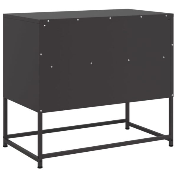 Móvel de TV 68x39x60,5 cm aço preto - Image 7