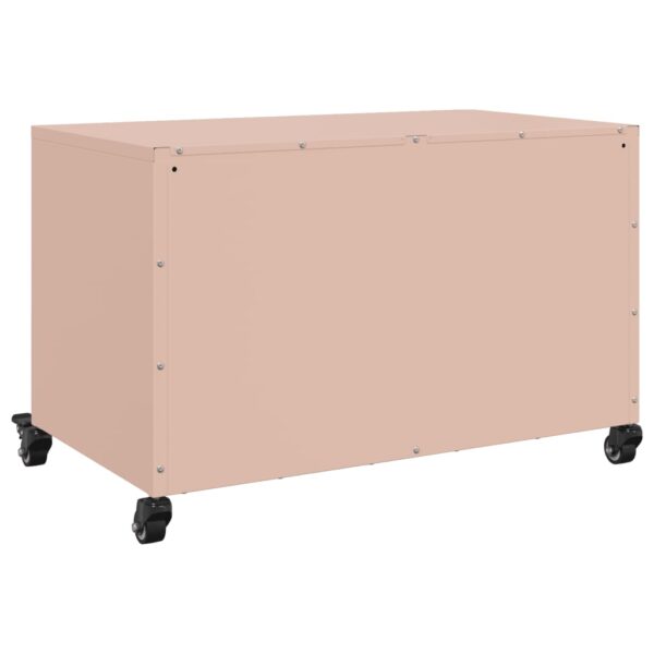 Móvel de TV 68x39x43,5 cm aço rosa - Image 7