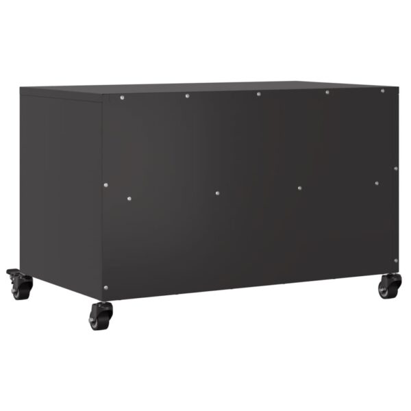 Móvel de TV 68x39x43,5 cm aço preto - Image 7
