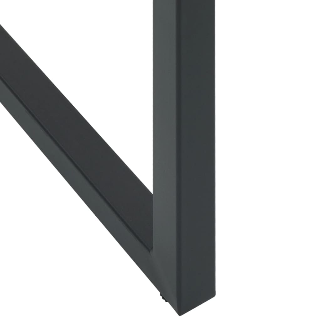 Bancos de bar 4 pcs 38x38x80 cm aço revestido a pó preto - Image 8