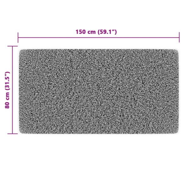 Tapete pelo curto antiderrapante int./ext. 80x150 cm multicor - Image 6