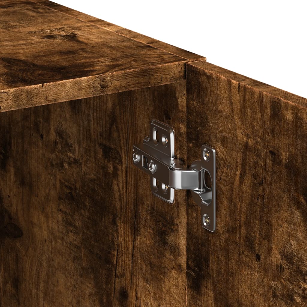 Armário de arrumação derivados de madeira carvalho fumado - Image 8