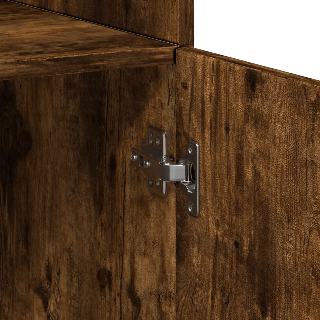 Armário de arrumação derivados de madeira carvalho fumado - Image 9