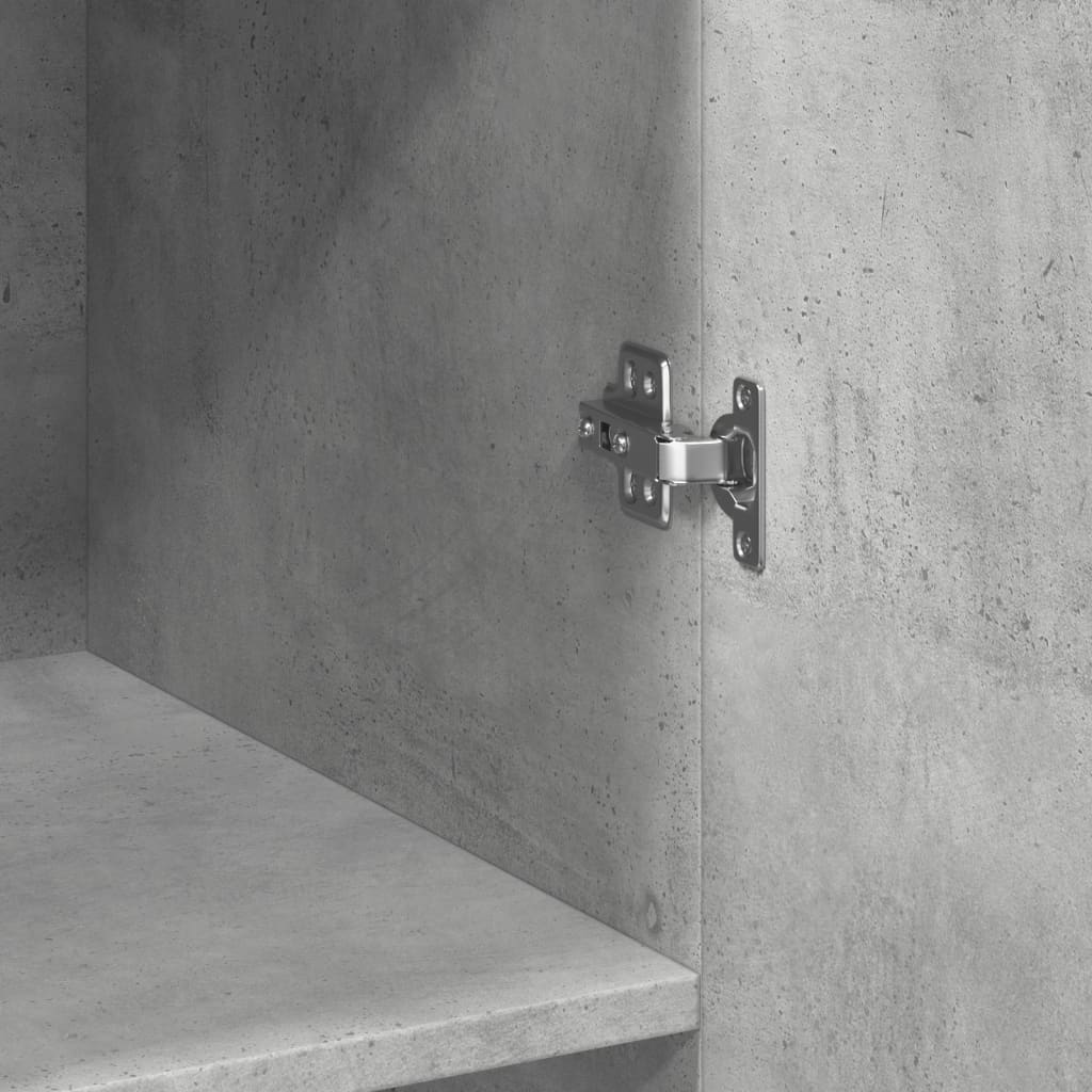 Armário de arrumação derivados de madeira cinza cimento - Image 8