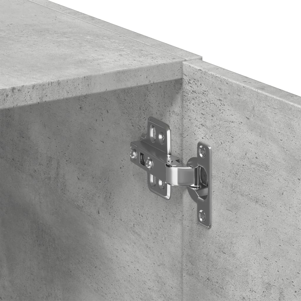 Armário de arrumação derivados de madeira cinza cimento - Image 10