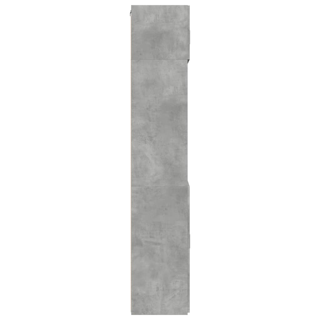 Armário de arrumação derivados de madeira cinza cimento - Image 6