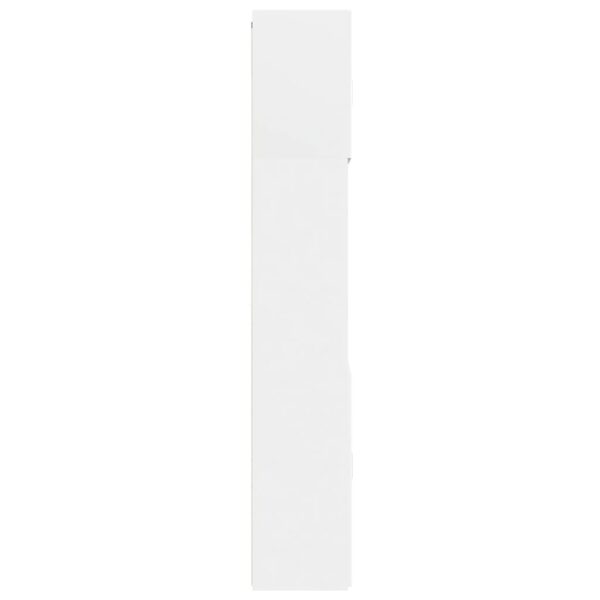 Armário alto 80x42,5x249 cm derivados de madeira branco - Image 6