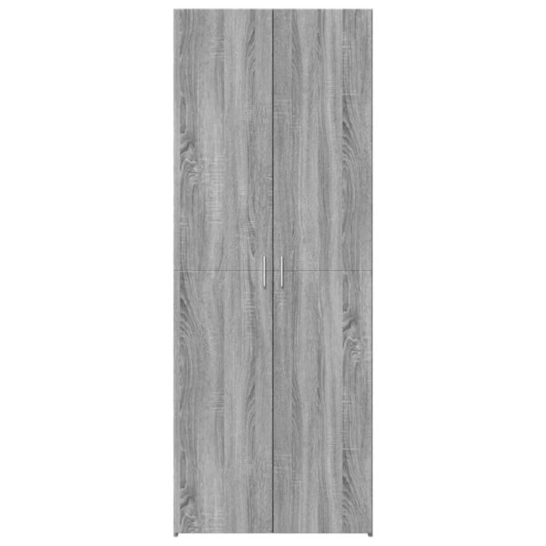 Armário alto 70x42,5x185 cm derivados madeira cinzento sonoma - Image 3