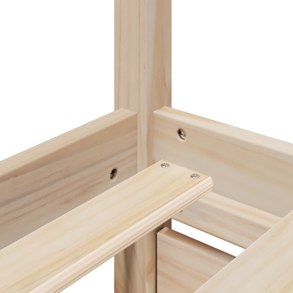 Cama com gavetas e colchão 160x200 cm pinho maciço - Image 8