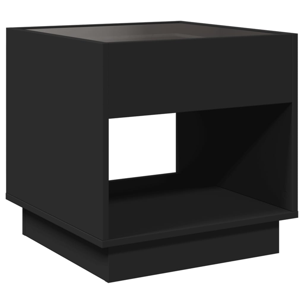 Mesa de centro luzes LED Infinity 50x50x50 cm preto - Image 7
