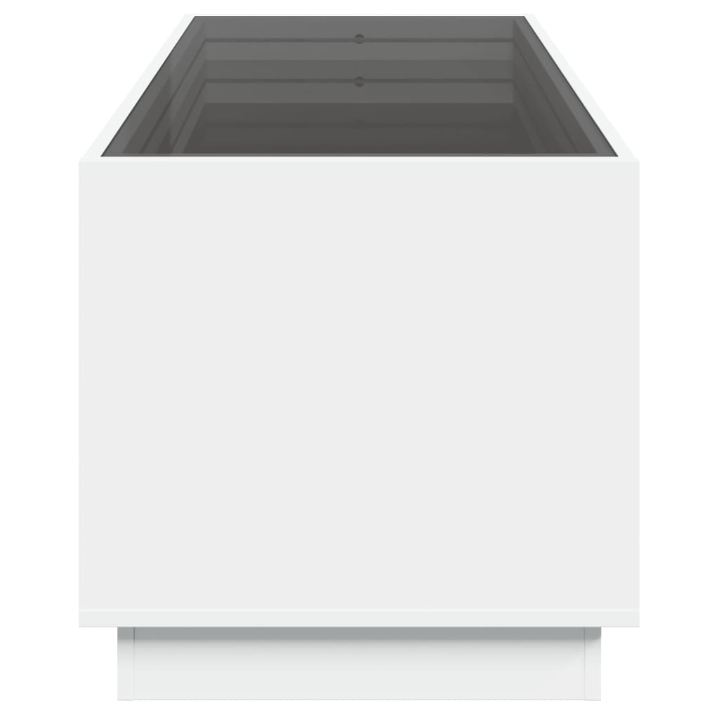Mesa de centro luzes LED Infinity 90x50x50 cm branco - Image 6