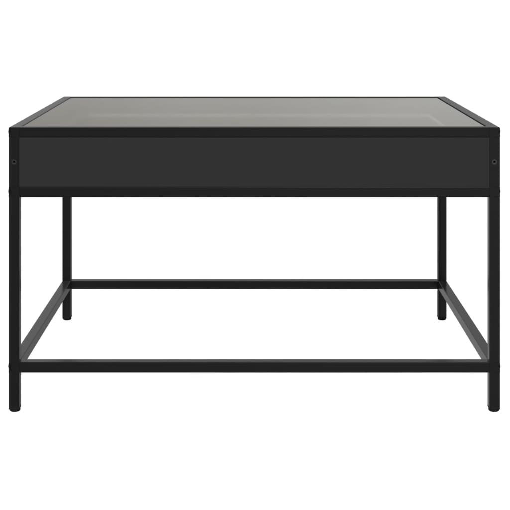 Mesa de centro luzes LED Infinity 70x50x41 cm preto - Image 5
