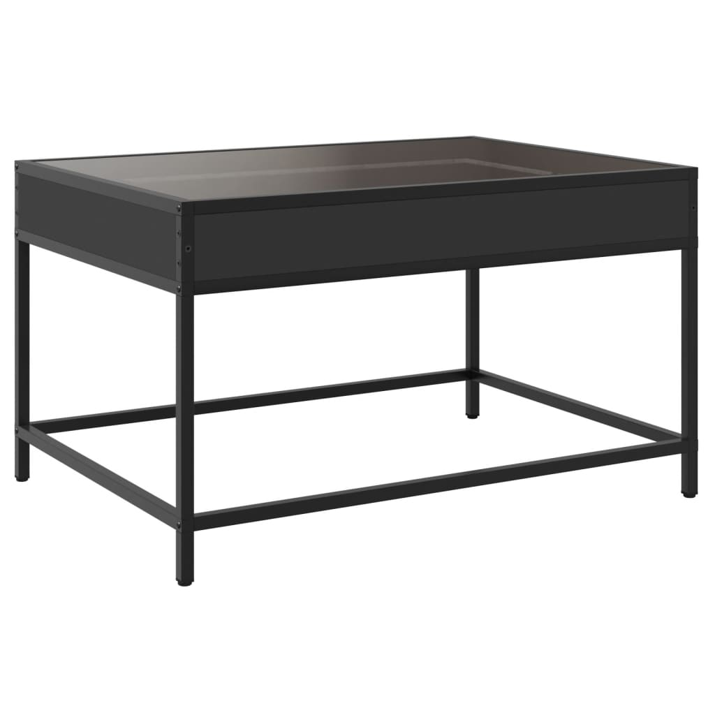 Mesa de centro luzes LED Infinity 70x50x41 cm preto - Image 7