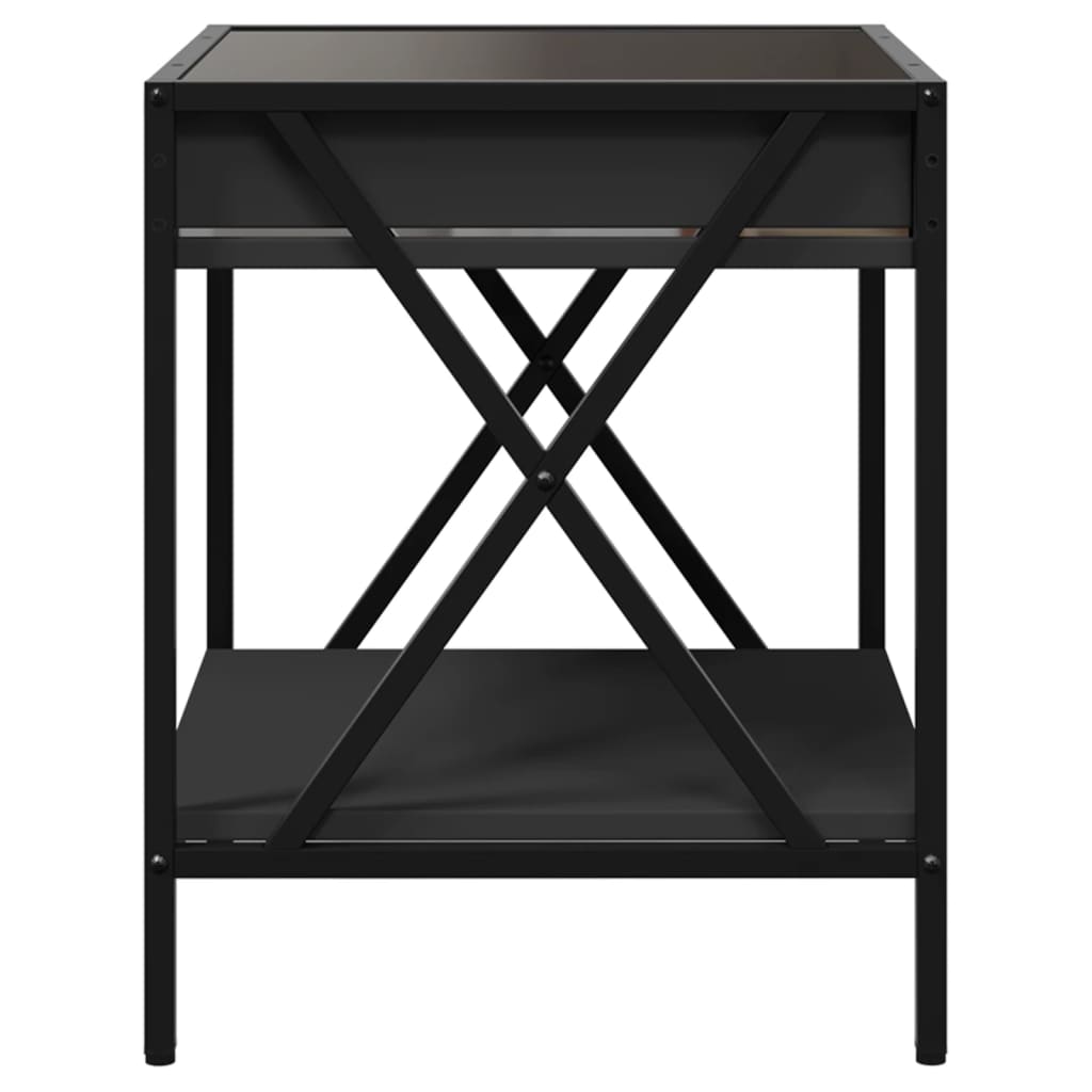 Mesa de centro com luzes LED Infinity 40x40x49 cm preto - Image 6