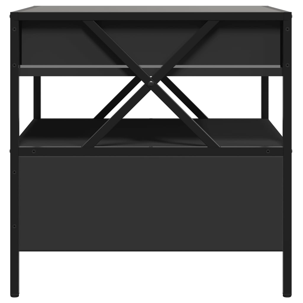 Mesa de centro c/ luzes LED Infinity 50x50x51 cm preto - Image 7