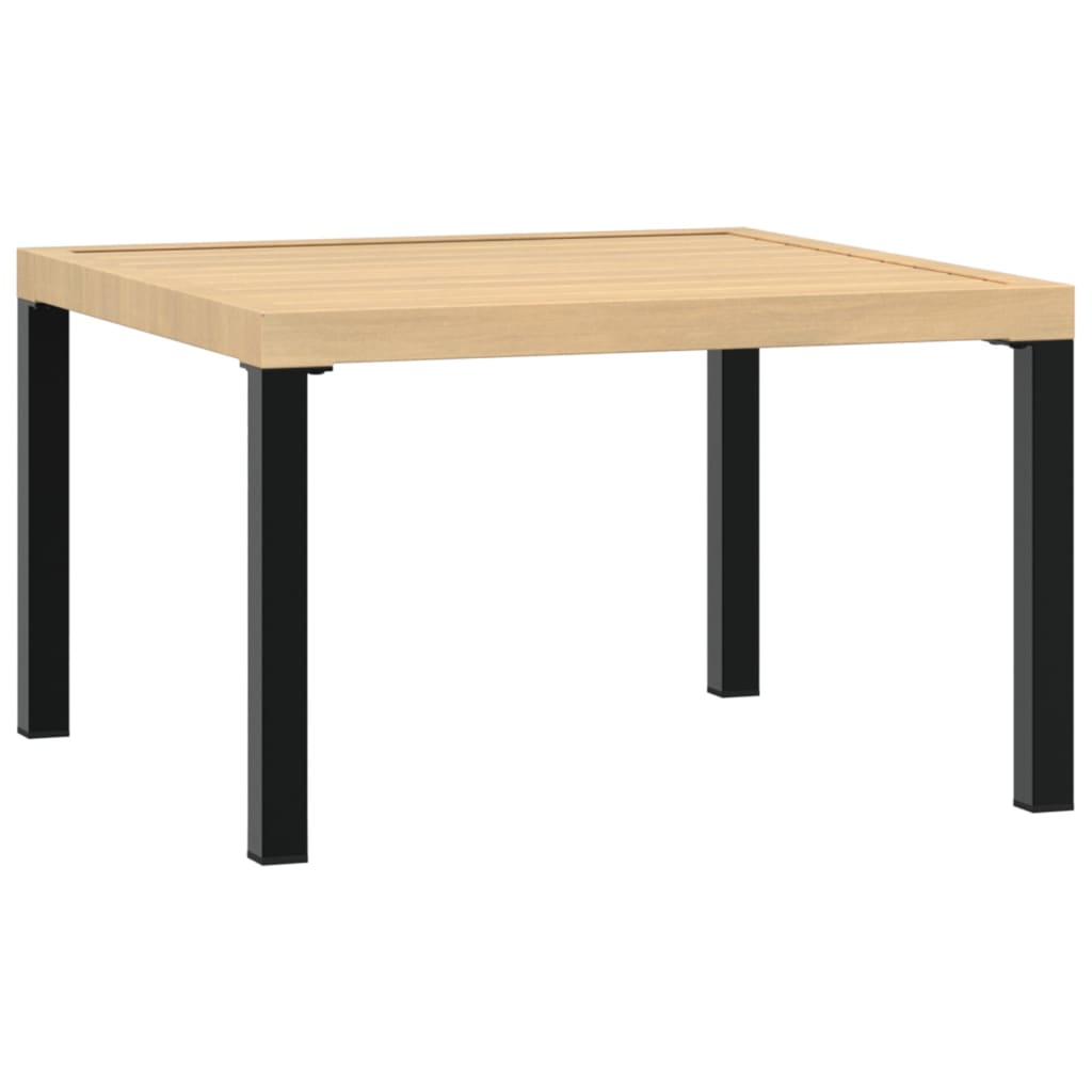7 pcs conjunto de sofás p/ jardim c/ almofadões alumínio preto - Image 4