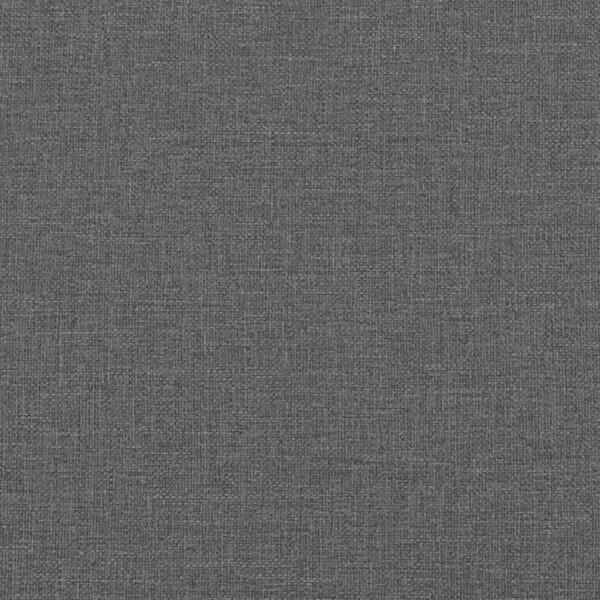 Cama com molas/colchão 200x200 cm tecido cinzento-escuro - Image 11