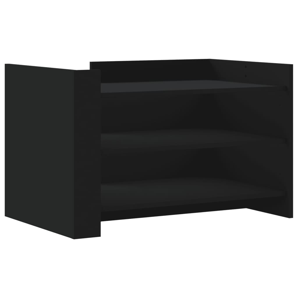 Mesa de centro 80x50x50 cm derivados de madeira preto - Image 4