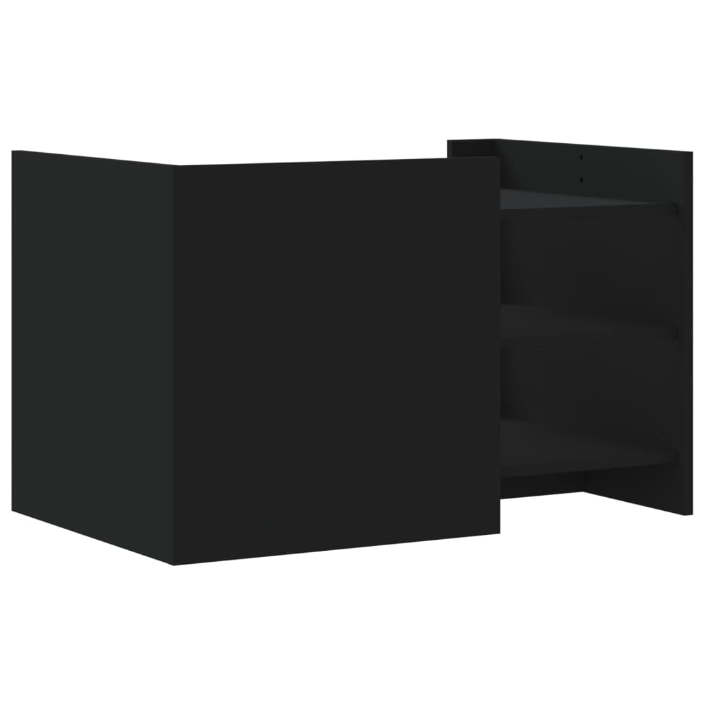 Mesa de centro 80x50x50 cm derivados de madeira preto - Image 6