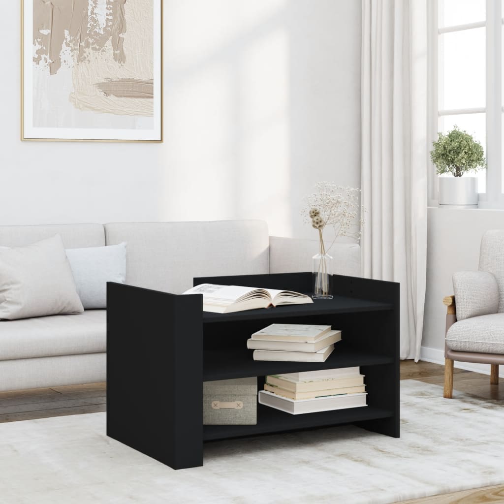 Mesa de centro 80x50x50 cm derivados de madeira preto