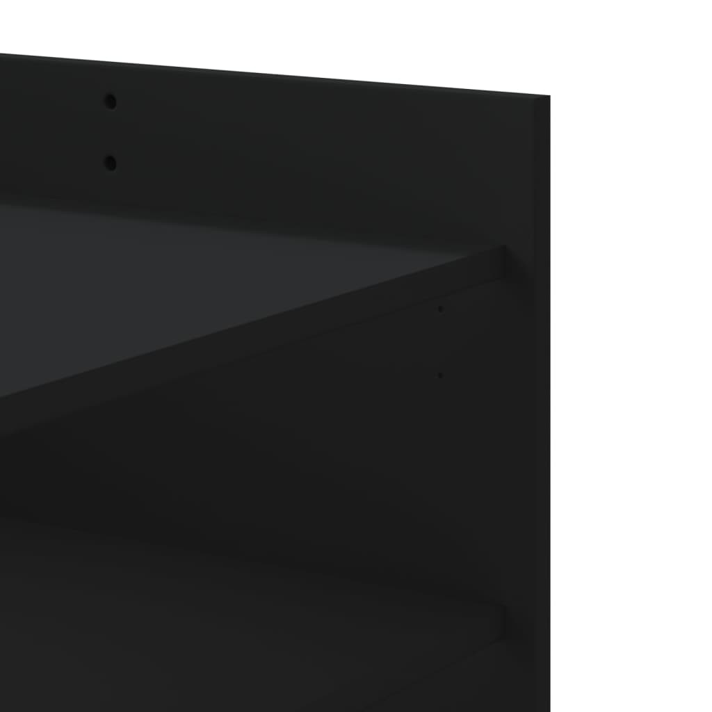Mesa de centro 100x50x50 cm derivados de madeira preto - Image 7
