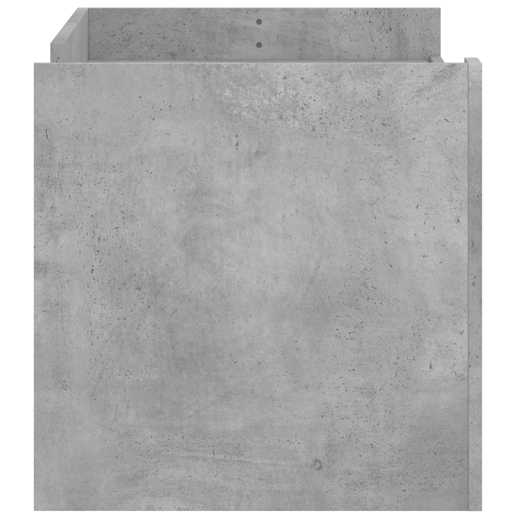 Mesa de centro 100x50x50cm derivados de madeira cinza cimento - Image 4