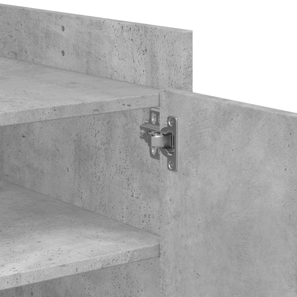 Mesa de centro 100x50x50cm derivados de madeira cinza cimento - Image 8