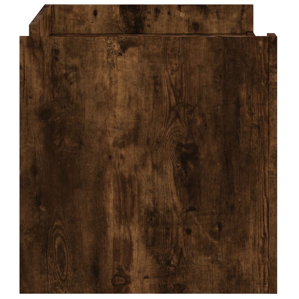 Mesa de centro 100x50x50cm derivados de madeira carvalho fumado - Image 4