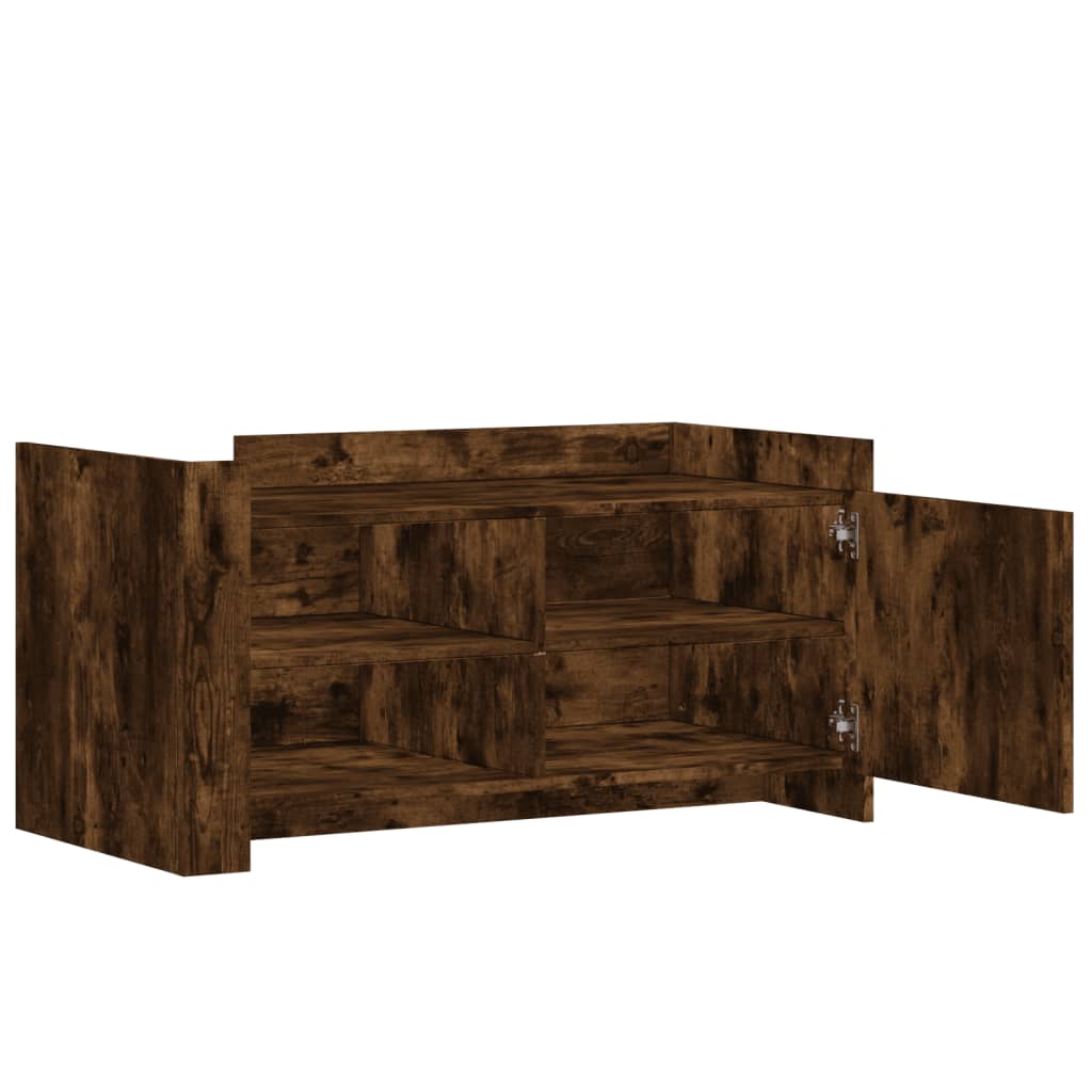 Mesa de centro 100x50x50cm derivados de madeira carvalho fumado - Image 6