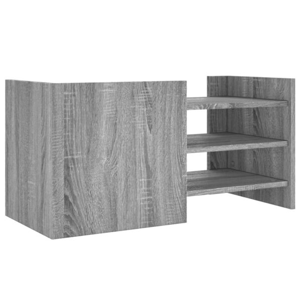 Móvel de TV 80x35x40 cm derivados de madeira cinzento sonoma - Image 5