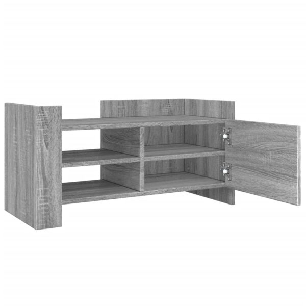 Móvel de TV 80x35x40 cm derivados de madeira cinzento sonoma - Image 7