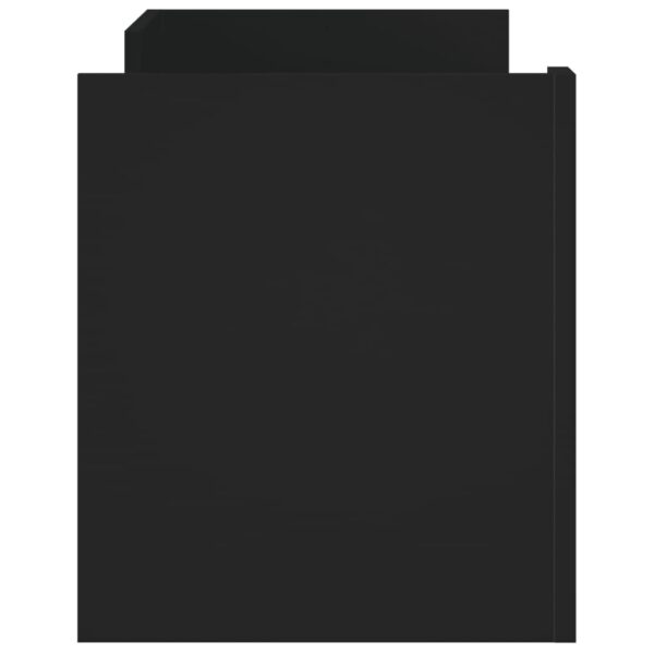 Móvel de TV 100x35x40 cm madeira processada preto - Image 4