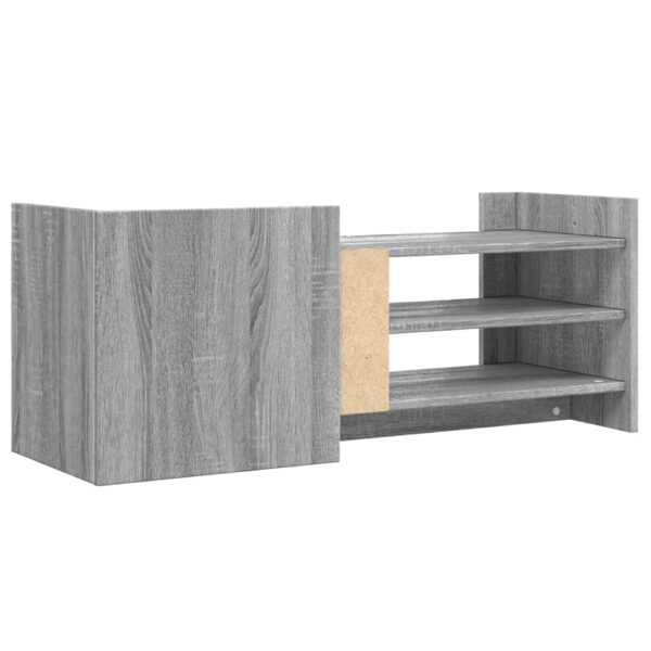 Móvel de TV 100x35x40 cm derivados de madeira cinzento sonoma - Image 5
