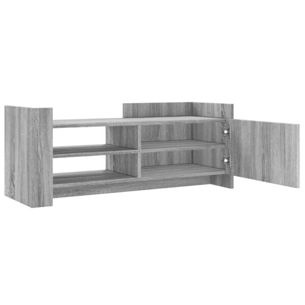 Móvel de TV 100x35x40 cm derivados de madeira cinzento sonoma - Image 7