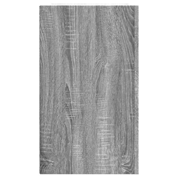 Armário parede 75x35x60 cm derivados de madeira cinzento sonoma - Image 4