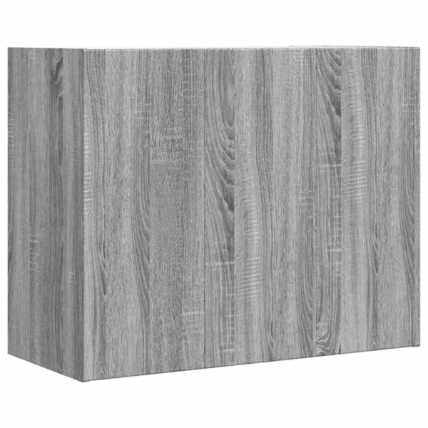 Armário parede 75x35x60 cm derivados de madeira cinzento sonoma - Image 5