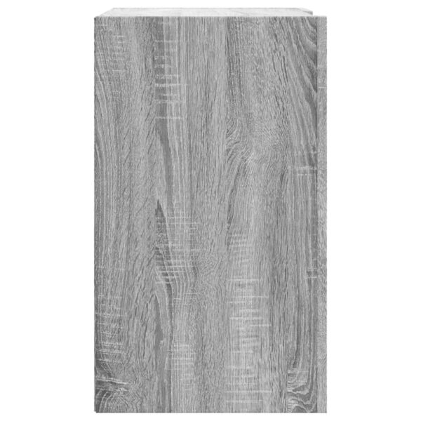 Armário parede 75x35x60 cm derivados de madeira cinzento sonoma - Image 4