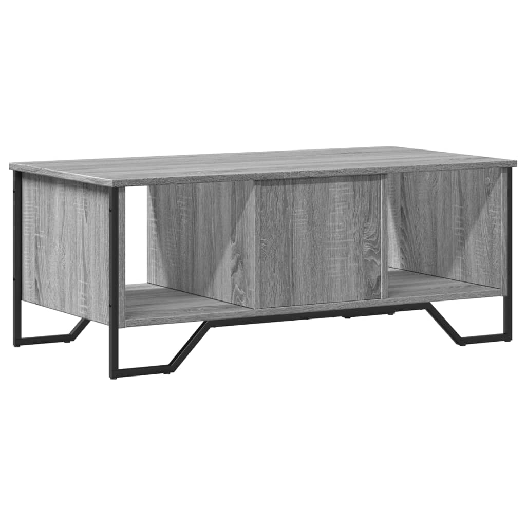 Mesa de centro 100x51x40cm derivados de madeira cinzento sonoma - Image 6