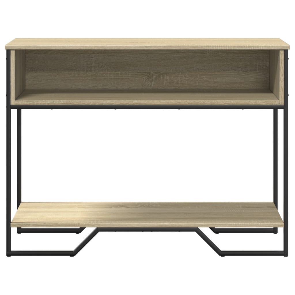 Mesa consola 100x35x74,5cm derivados de madeira carvalho sonoma - Image 3