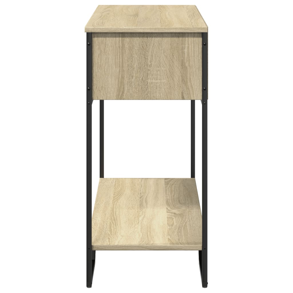 Mesa consola 100x35x74,5cm derivados de madeira carvalho sonoma - Image 4