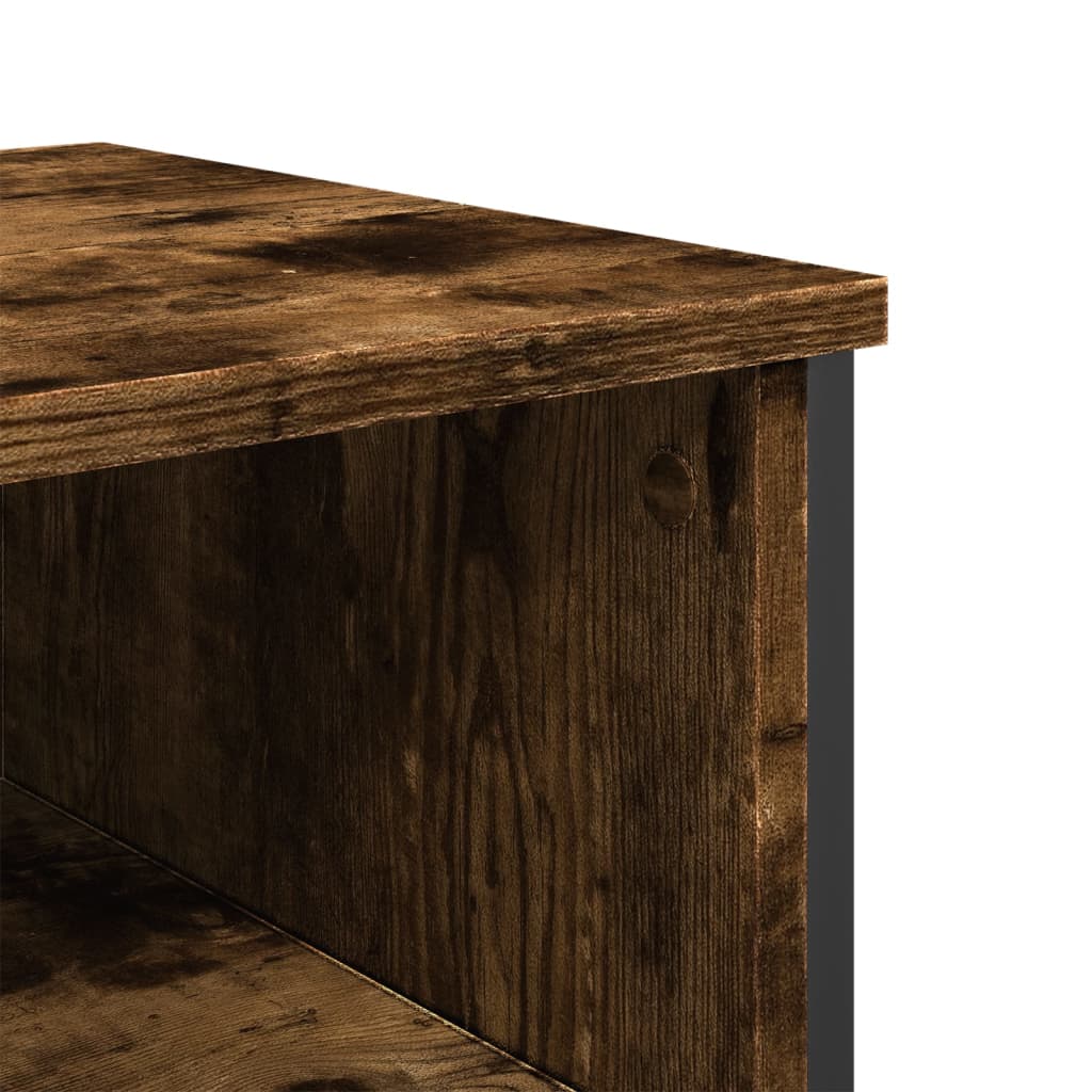 Mesa consola 100x35x74,5cm derivados de madeira carvalho fumado - Image 6