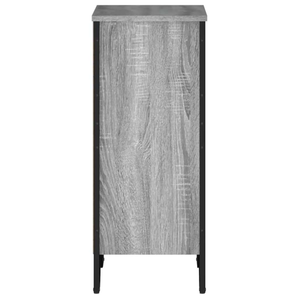 Estante 50x31x74,5 cm derivados de madeira cinzento sonoma - Image 4