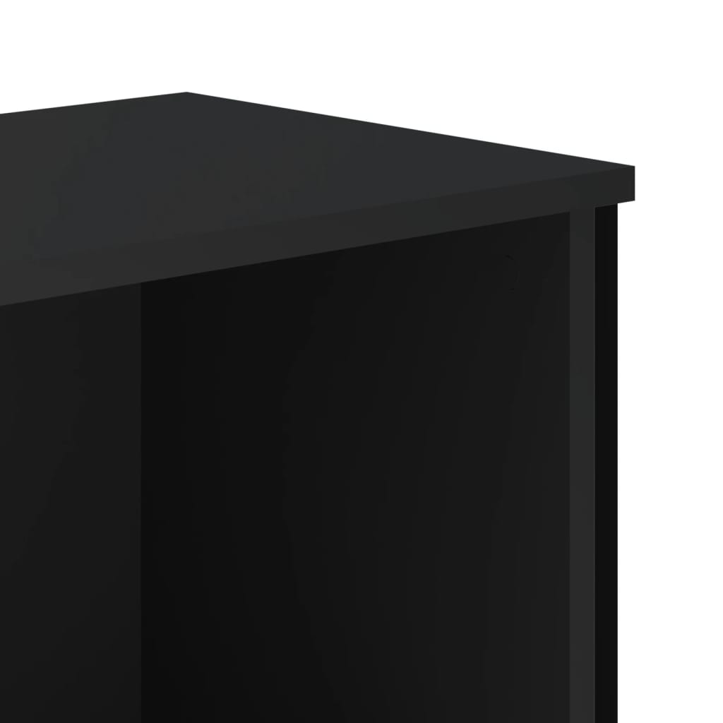 Estante 50x31x169 cm derivados de madeira preto - Image 6