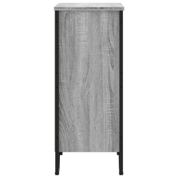 Estante 80x31x74,5 cm derivados de madeira cinzento sonoma - Image 4