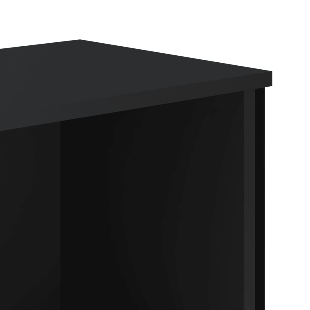 Estante 80x31x137,5 cm derivados de madeira preto - Image 6