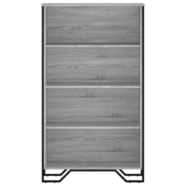 Estante 80x31x137,5 cm derivados de madeira cinzento sonoma - Image 3