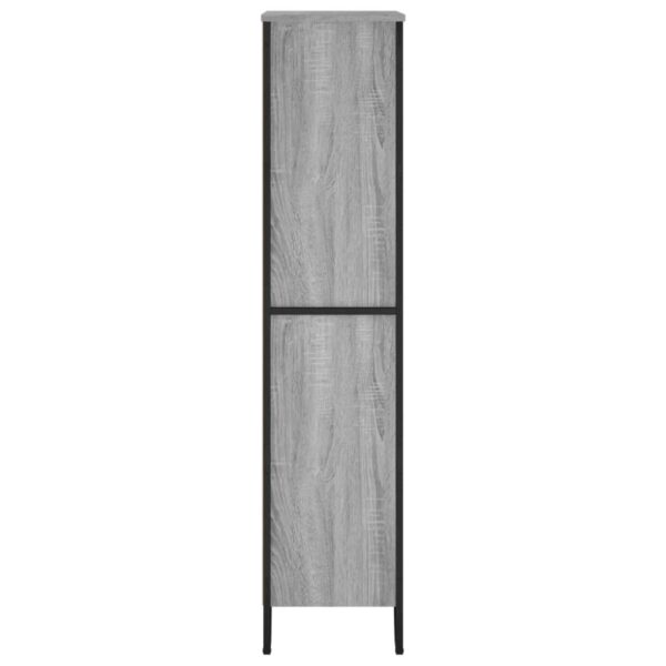 Estante 80x31x137,5 cm derivados de madeira cinzento sonoma - Image 4