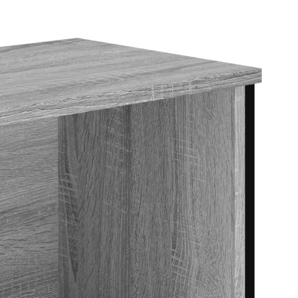 Estante 80x31x137,5 cm derivados de madeira cinzento sonoma - Image 6