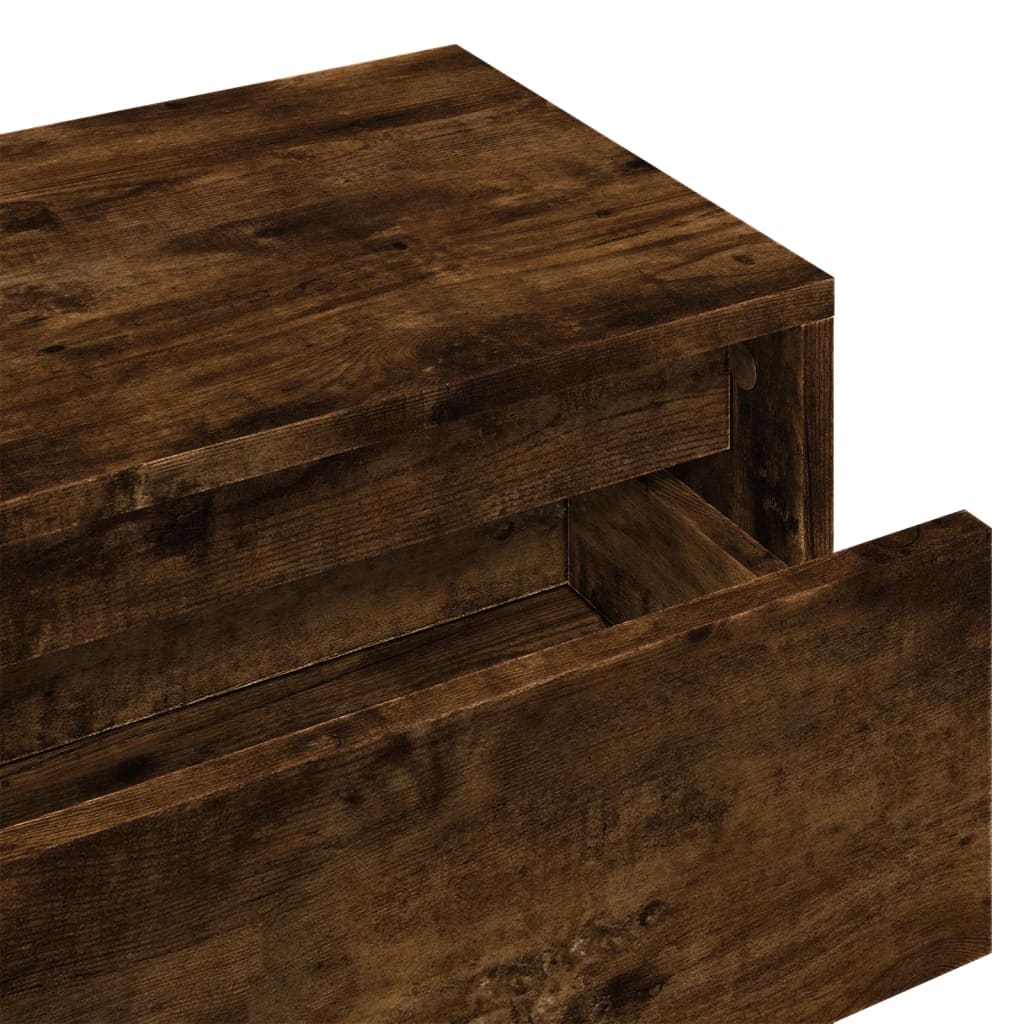 4 pcs conj. móveis corredor derivados madeira carvalho fumado - Image 5